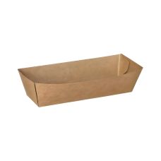 Tacka papierowa głęboka tłuszczoodporna biała 10,5 x 3,3 x 3 cm 50 sztuk