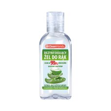 Antybakteryjny żel do rąk CLEAN HANDS z aloesem i prowitaminą B5 50 ml butelka