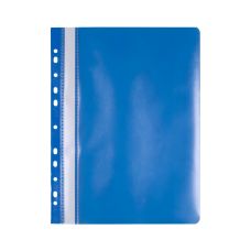 Skoroszyt OFFICE PRODUCTS A4 miękki PP wpinany niebieski 100/170 mikronów