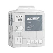Ręcznik Papierowy Składany ZZ Katrin Plus Dwuwarstwowy Celuloza Biały 207x230mm