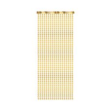 Kurtyna Dekoracyjna Złota Gwiazdki Folia 100x245 cm