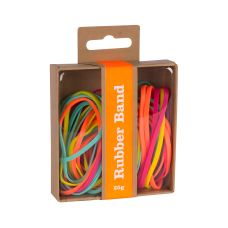 Gumki recepturki APLI Fluor Collection mix kolorów 25 g zestaw biurowy