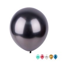 Zestaw balonów metalicznych PARTY GO mix kolorów 22 cm 8 sztuk