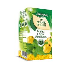 Herbata ziołowa Herbapol Zielnik Polski melisa z pigwą 20 torebek