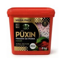 Puxin proszek do prania kolorów, 8 kg, 114 prań, wiadro, do tkanin kolorowych, niemiecki