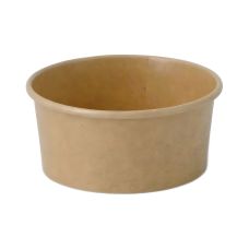 Kubeczek papierowy na lody z papieru kraft 180 ml średnica 92 mm 50 sztuk