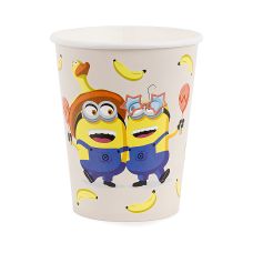 Kubeczki papierowe Minionki 250 ml mix (6 szt.)