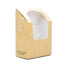 Pudełko na tortillę z oknem PLA 13,5 x 9,5 x 5 cm 50 sztuk