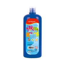 Farba akrylowa KEYROAD niebieska 1000ml w butelce do biura eventów cateringu