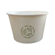Miska papierowa biała powlekana dyspersją 500 ml średnica 115 mm 50 sztuk