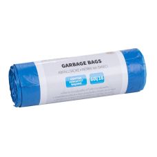 Worki na śmieci DONAU HOME, wiązane (LDHD), 60l, 16 szt., niebieskie