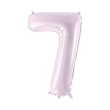 Balon Foliowy Cyfra 7 Fioletowy Pastelowy 72cm