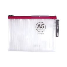 Torebka strunowa APLI Zipper Bag A5 235x175 mm mix kolorów