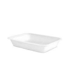 Pojemnik z trzciny cukrowej 1200 ml 25 x 18 x 4,3 cm seria 5, 50 sztuk