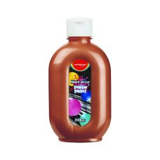 Farba plakatowa KEYROAD metaliczna żółta 300ml butelka