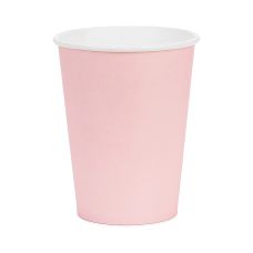 Kubeczki Papierowe Jednorazowe Jasny Różowy 250ml (Op. 6 szt.)