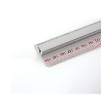 Linijka Aluminiowa z Uchwytem 150 cm Anodowana Srebrna
