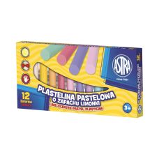 Plastelina Astra pastelowa zapachowa 12 kolorów zestaw 5 opakowań