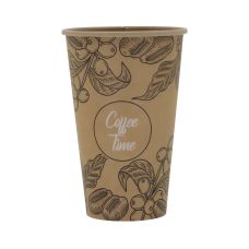Kubek papierowy kraft All You Need 450 ml 50 szt.
