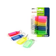 Kolorowy organizer kluczy brelok 8 szt