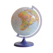 Globus Polityczny 220 mm z Mapą w Języku Polskim na Plastikowej Podstawie