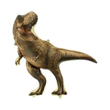 Balon Foliowy Jurassic World T-Rex Brązowy 92x98 cm