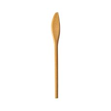 Noże jednorazowe z włókien drzewnych REUSE WPC jasny brąz 18 cm 50 szt.