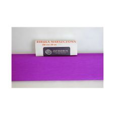 Bibuła marszczona dekoracyjna purpurowa, wymiar 50x250 cm, 1 sztuka