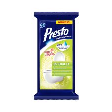 Ściereczki gospodarcze PRESTO do toalet białe 48 sztuk