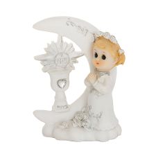 Figurka Komunijna Dziewczynka Dekoracyjna 9 cm