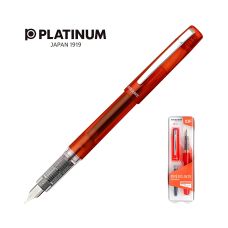 Pióro wieczne Platinum Prefounte Vermilion Orange F pomarańczowe