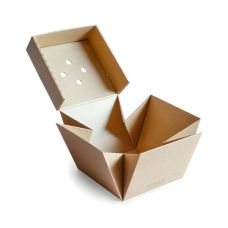 Pudełko na burgera Premium papierowe rozkładane 12 x 12 x 10 cm 100 sztuk