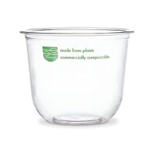 Pojemnik deserowy papierowy Bella Pot 350 ml średnica 96 mm elegancki biały 50 sztuk