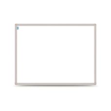 Tablica suchościeralna magnetyczna  MemoBe Smart 90x60 cm biała rama aluminiowa