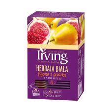 Herbata Irving biała, smak figa z gruszką, 20 kopert