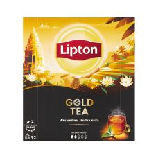 Herbata czarna Lipton Gold Tea aromatyczna 92 torebki filtracyjne do gastronomii