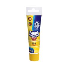 Farba Plakatowa Szkolna ASTRA 30ml Żółta