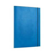Teczka z gumką OFFICE PRODUCTS z tworzywa PP A4 do 15 mm 3-skrzydłowa niebieska