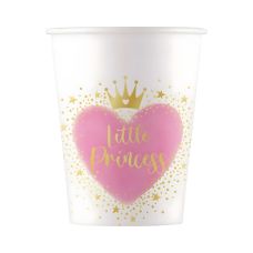 Kubki papierowe my little princess 200ml 8 szt.