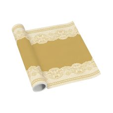 Bieżnik papierowy PREMIUM w rolce Royal Gold 40 cm x 5 m elegancki złoty wzór 1 sztuka
