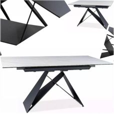 Stół rozkładany biały marmur 120-160X80 Westin Signal