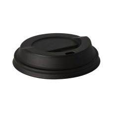 Pokrywka do kubka czarna C-PLA średnica 90 mm opakowanie 50 sztuk