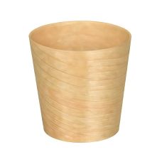Miseczka papierowa z drewna okrągła 6 x 6 cm 50 sztuk do cateringu i eventów