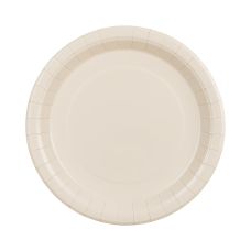 Talerzyki Papierowe Beżowe Okrągłe 23 cm (6 szt.)