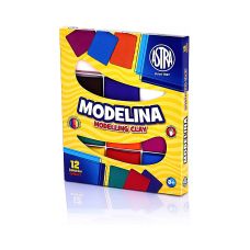 Modelina termoutwardzalna zestaw 12 kolorów ASTRA