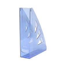 Pojemnik na dokumenty ażurowy A4 transparentny niebieski OFFICE PRODUCTS