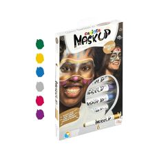 Kredki do twarzy Carioca MaskUp metaliczne zestaw 6 kolorów