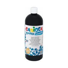 Farba Tempera Carioca 1000ml Czarna Szkolna Wodorozcieńczalna