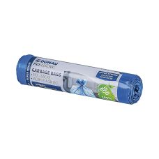 Worki na śmieci DONAU PROFESSIONAL, wytrzymałe, super mocne, z taśmą, 60l, 10 szt., niebieskie