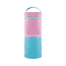 Piórnik KEYROAD tuba z podwójnym zamkiem uchwytem mix kolorów 32x12x8 cm 1 sztuka